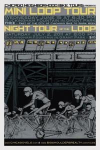 Tour of the Loop 2011 Poster by Ross Felton