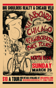 Tour of North Park 2012 Poster by Ross Felton