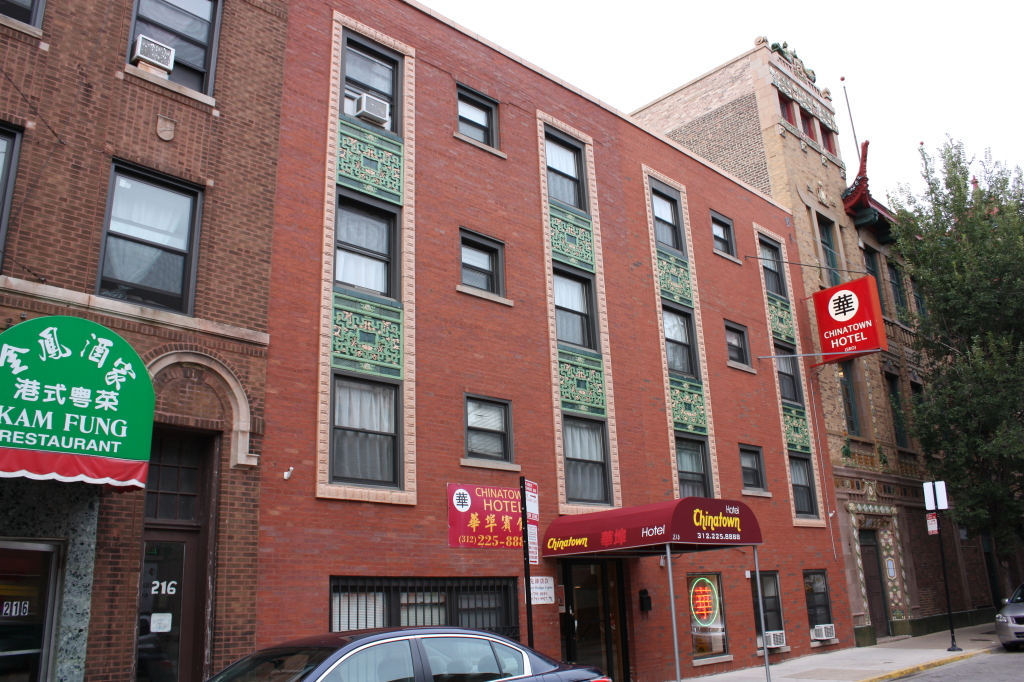 Chinatown Hotel at 214 W 22nd Place from 1946 by Michaelsen and Rognstad