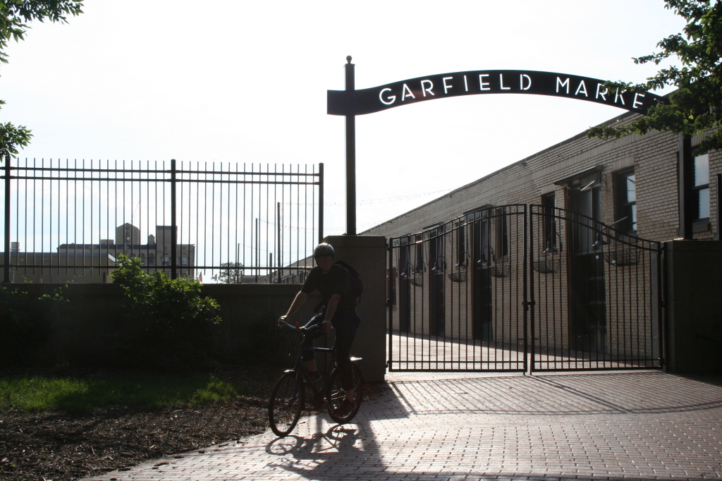 Garfield Market uses the stables designed by William Le Baron Jenney