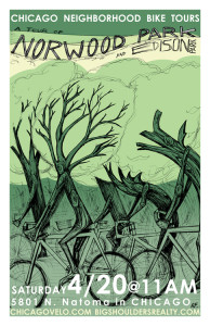 Tour of Norwood Park and Edison Park 2013 Poster by Ross Felton