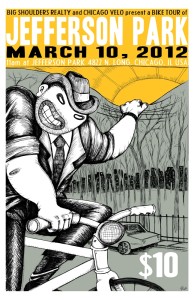 Tour of Jefferson Park 2012 Poster by Ross Felton