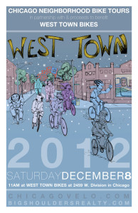 Tour of West Town 2012 Poster by Ross Felton