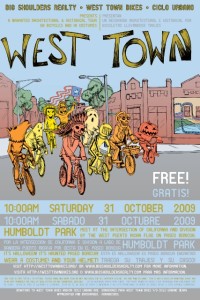 Tour of West Town 2009 Poster by Ross Felton