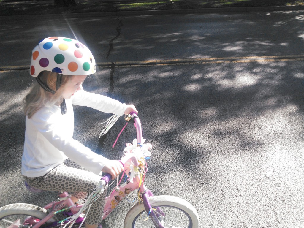 Zoe bikes the Ridge