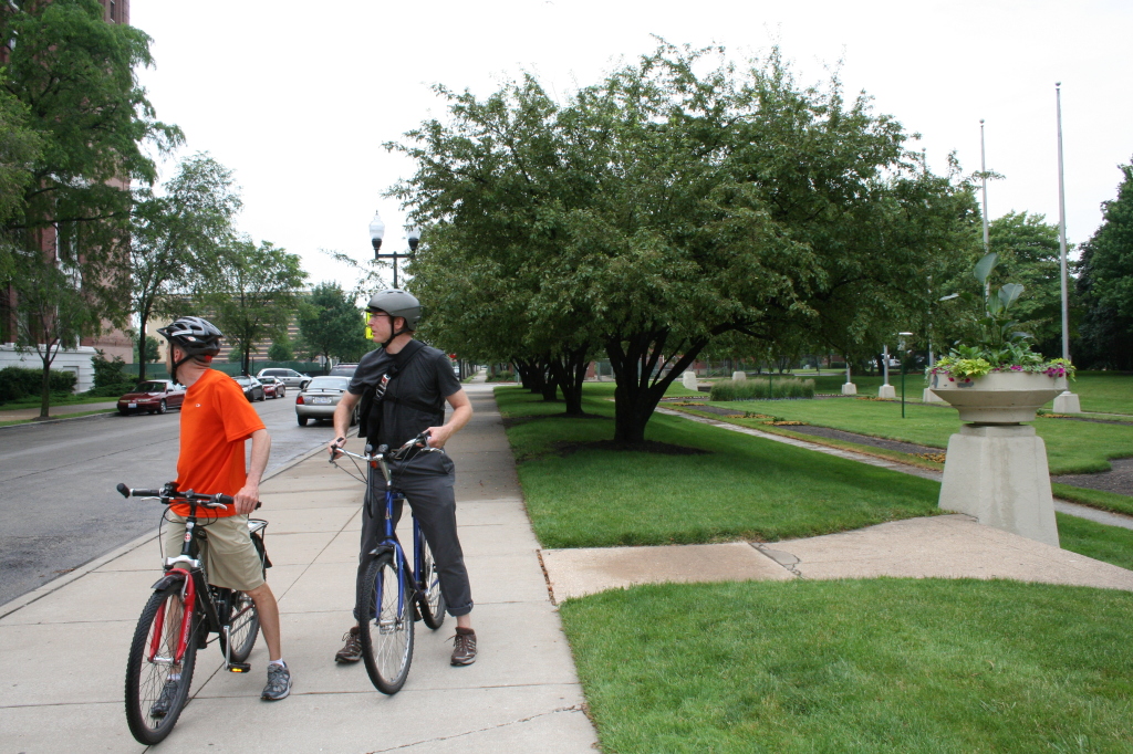 Brian and Mike on a research ride