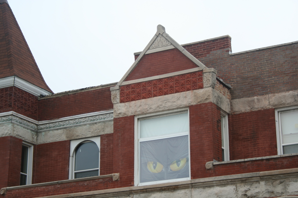 Awesome window treatment and dormer detail