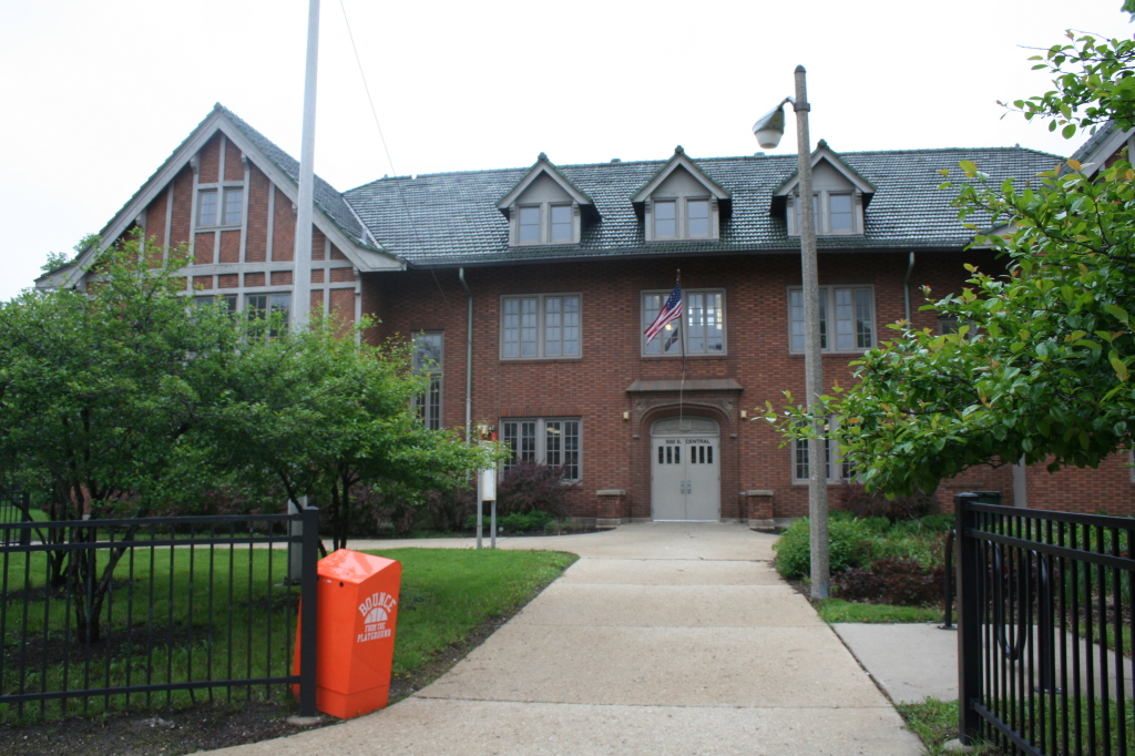 Recreation Building (Locker and Shower Building) - Central Ave, south of Van Buren