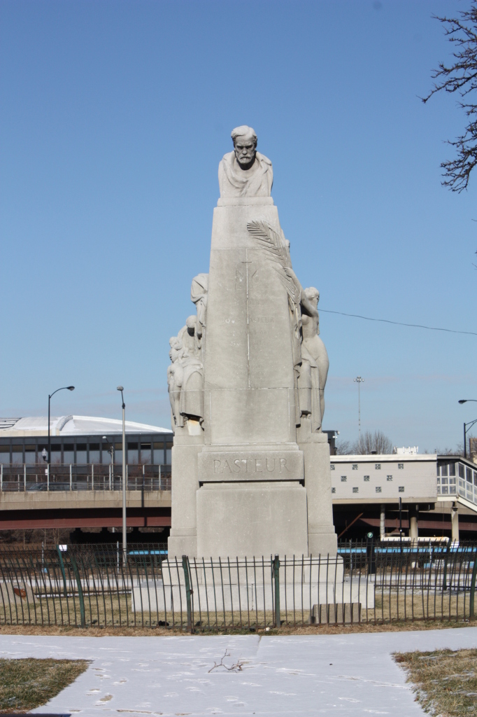 Pasteur Monument at 1820 W Harrison St. by Leon Hermant