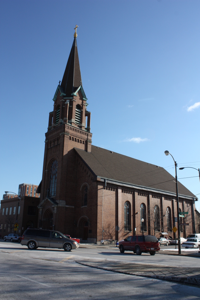 St Francis of Assisi Church 813 West Roosevelt Road designed by William J. Brinkmann in the 1910s.