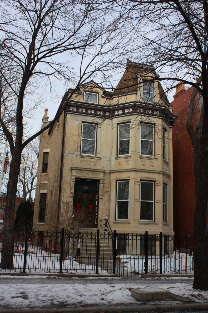 William P. Henneberry House, an 1883 Furst and Rudolph Second Empire house at 1520 W Jackson