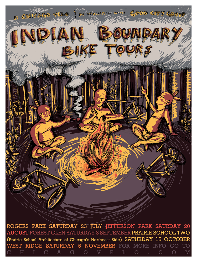 Indian Boundary Bike Tours Poster