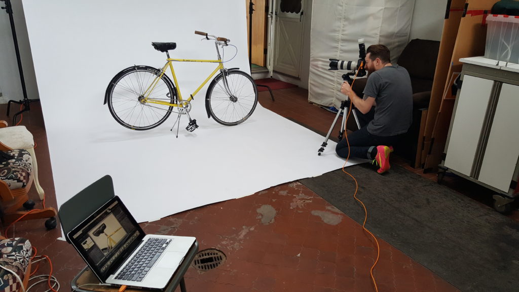 Joshua Haines shooting the Loaner Bikes